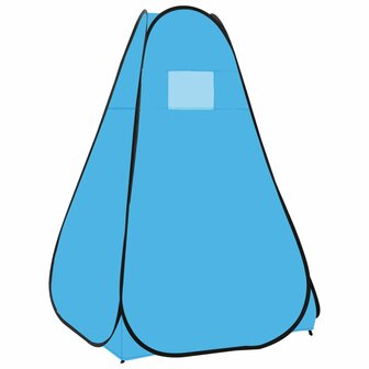 Douchetent pop-up blauw