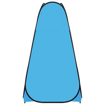 Douchetent pop-up blauw