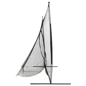 Honkbal- en softbalnet 341x106,5x216 cm metaal