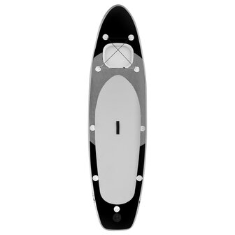 Stand Up Paddleboardset opblaasbaar 300x76x10 cm zwart