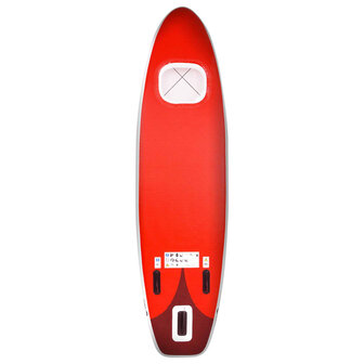 Stand Up Paddleboardset opblaasbaar 330x76x10 cm rood