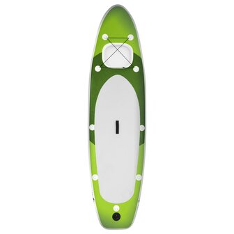 Stand Up Paddleboardset opblaasbaar 330x76x10 cm groen