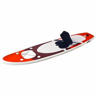 Stand Up Paddleboardset opblaasbaar 360x81x10 cm rood