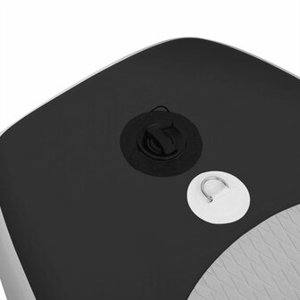 Stand Up Paddleboardset opblaasbaar 360x81x10 cm zwart