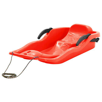 Slee met remmen 87x40x18 cm polypropeen rood