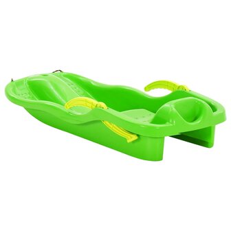 Slee met remmen 87x40x18 cm polypropeen groen