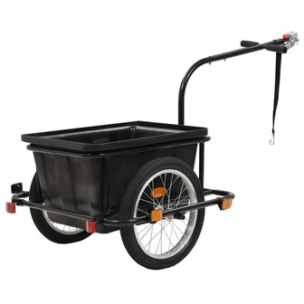 Fietskar 50 L zwart