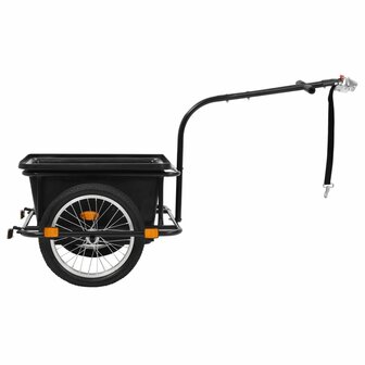Fietskar 50 L zwart