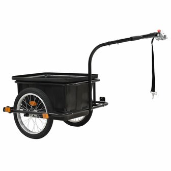 Fietskar 50 L zwart