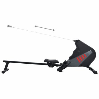 Roeiapparaat met magnetische weerstand