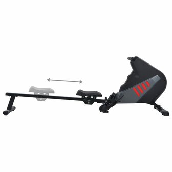 Roeiapparaat met magnetische weerstand