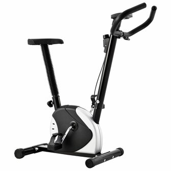 Hometrainer met bandweerstand zwart