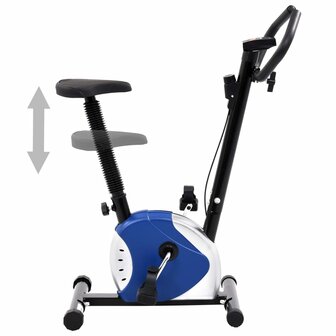 Hometrainer met bandweerstand blauw