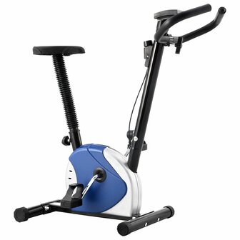 Hometrainer met bandweerstand blauw