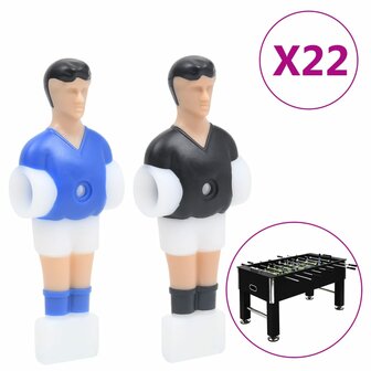 Tafelvoetbalspelers voor 12,7 mm staaf 22 st