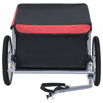 Fietskar 65 kg zwart en rood