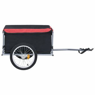 Fietskar 65 kg zwart en rood