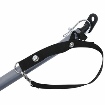 Fietskar 65 kg zwart en grijs