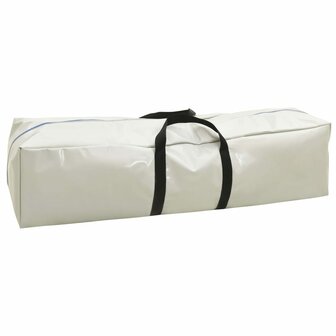 Gymnastiekmat met pomp opblaasbaar 500x100x20 cm PVC groen