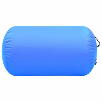 Gymnastiekrol met pomp opblaasbaar 100x60 cm PVC blauw