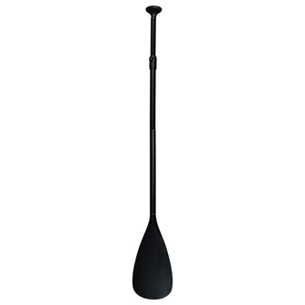 Stand Up Paddleboardset opblaasbaar zwart en wit