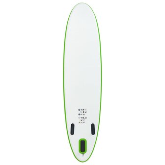 Stand-up paddleboard opblaasbaar groen en wit