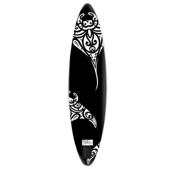 Stand Up Paddleboardset opblaasbaar 305x76x15 cm zwart