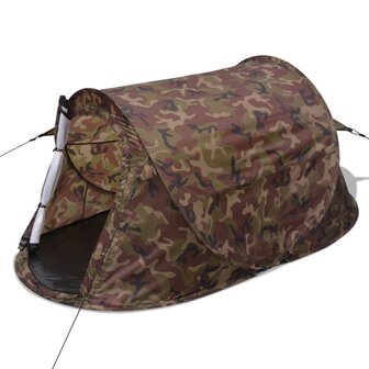 Tent pop-up 2-persoons camouflage