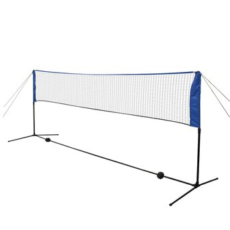 Badminton net met shuttles 300x155 cm