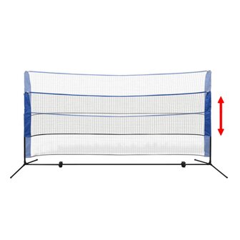 Badminton net met shuttles 300x155 cm