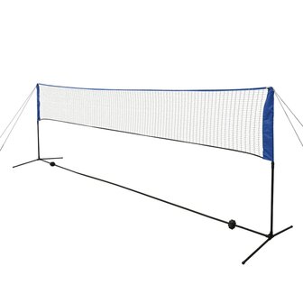 Badminton net met shuttles 500x155 cm