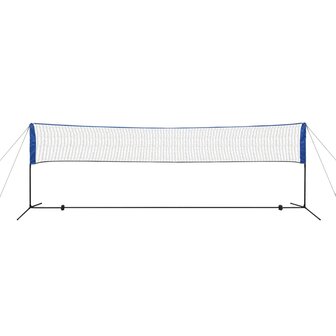 Badminton net met shuttles 500x155 cm