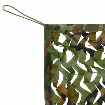 Camouflagenet met opbergtas 4x4 m