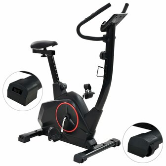 Hometrainer magnetisch met hartslagmeter XL