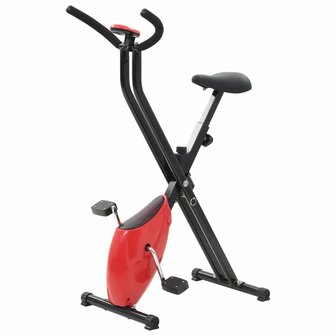 Hometrainer X-bike bandweerstand rood