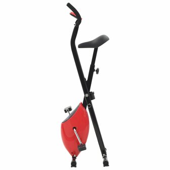 Hometrainer X-bike bandweerstand rood