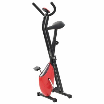 Hometrainer X-bike bandweerstand rood