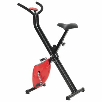 Hometrainer X-bike bandweerstand rood