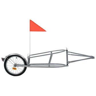 Fietskar met tas oranje en zwart