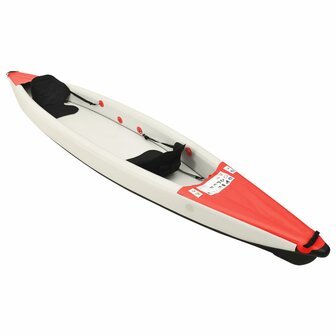 Kajak opblaasbaar 424x81x31 cm polyester rood