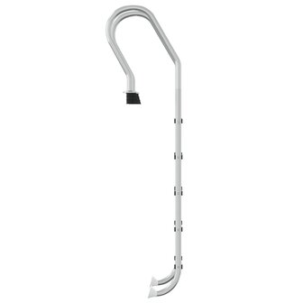 Zwembadladder 54x38x211 cm 304 roestvrij staal