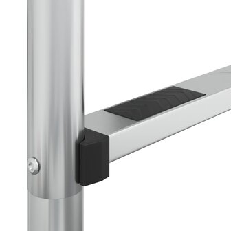 Zwembadladder 54x38x211 cm 304 roestvrij staal