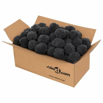 Zwembadfilterbol geurverwijderend 700 g polyetheen zwart