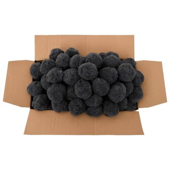 Zwembadfilterbol geurverwijderend 700 g polyetheen zwart