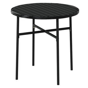 3-delige Tuinset poly rattan zwart 8720286902400 5