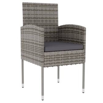 3-delige Tuinset poly rattan antracietkleurig 8720286902424 3
