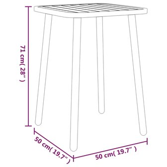3-delige Tuinset staal antracietkleurig 8720845890148 11