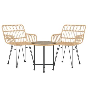 3-delige Tuinset poly rattan 8720845818142 3