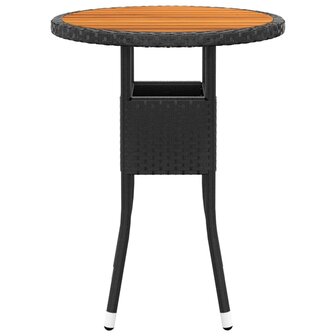 3-delige Tuinset poly rattan zwart 8720286203095 4