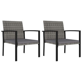 3-delige Tuinset poly rattan grijs 8720286301302 6
